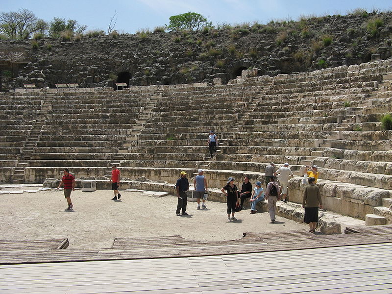 Древний Римский театр (Скифополис) в Беат-Шеан